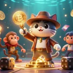 Experience thrilling betting action with keo nha cai 5 featuring an explorer cat and monkey in a dynamic scene.