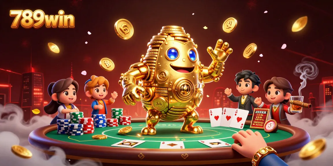 Experience dynamic gaming action at 789win with vibrant casino elements in a captivating scene.