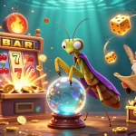 Experience the thrill of slot mahjong ways with a magical 3D casino scene featuring vibrant characters and jackpot action.