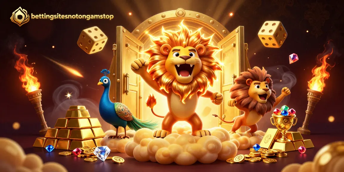 Experience dynamic horse racing action with bettingsitesnotongamstop in stunning 3D illustration.
